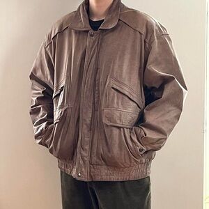 Women's Brown Leather Jacket